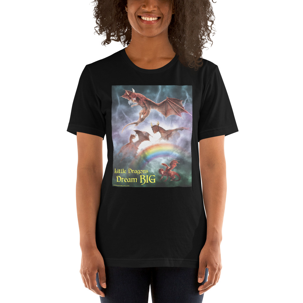 Dragons Dream T-shirt (Dark Colors) - Image 2