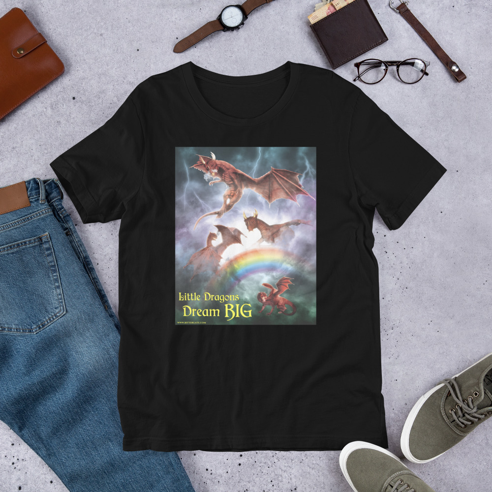 Dragons Dream T-shirt (Dark Colors) - Image 3