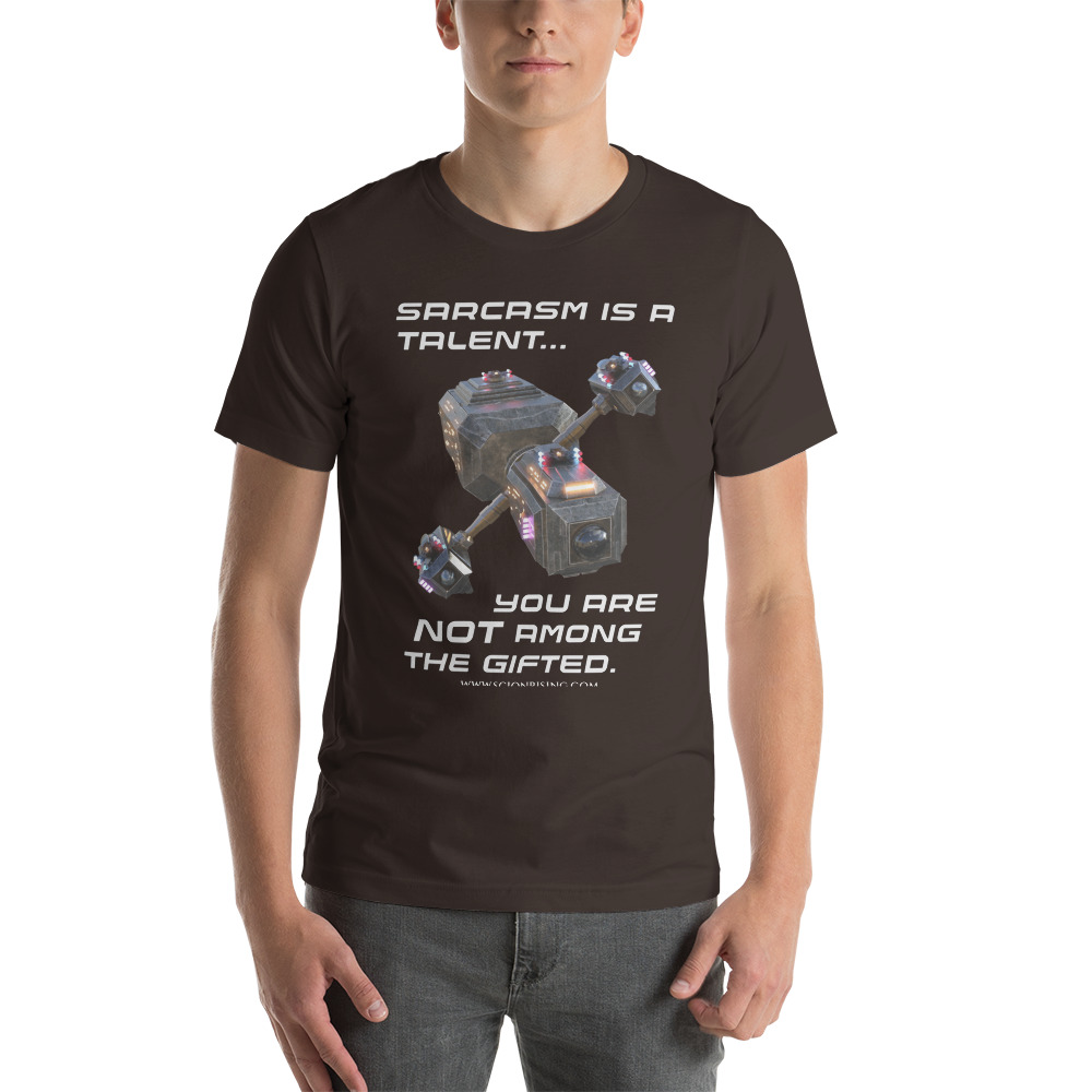 Sarcasm v1 T-shirt (Dark Colors) - Image 7