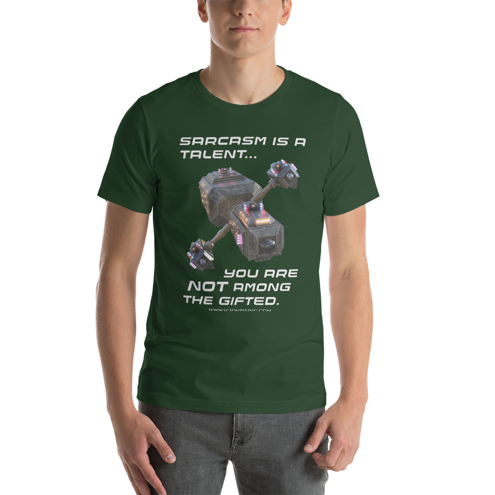 Sarcasm v1 T-shirt (Dark Colors) - Image 10
