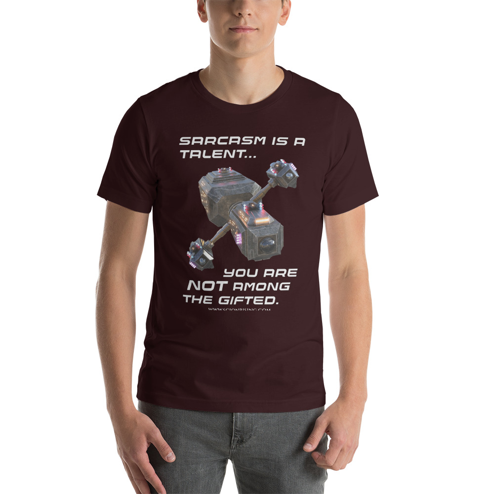 Sarcasm v1 T-shirt (Dark Colors) - Image 5