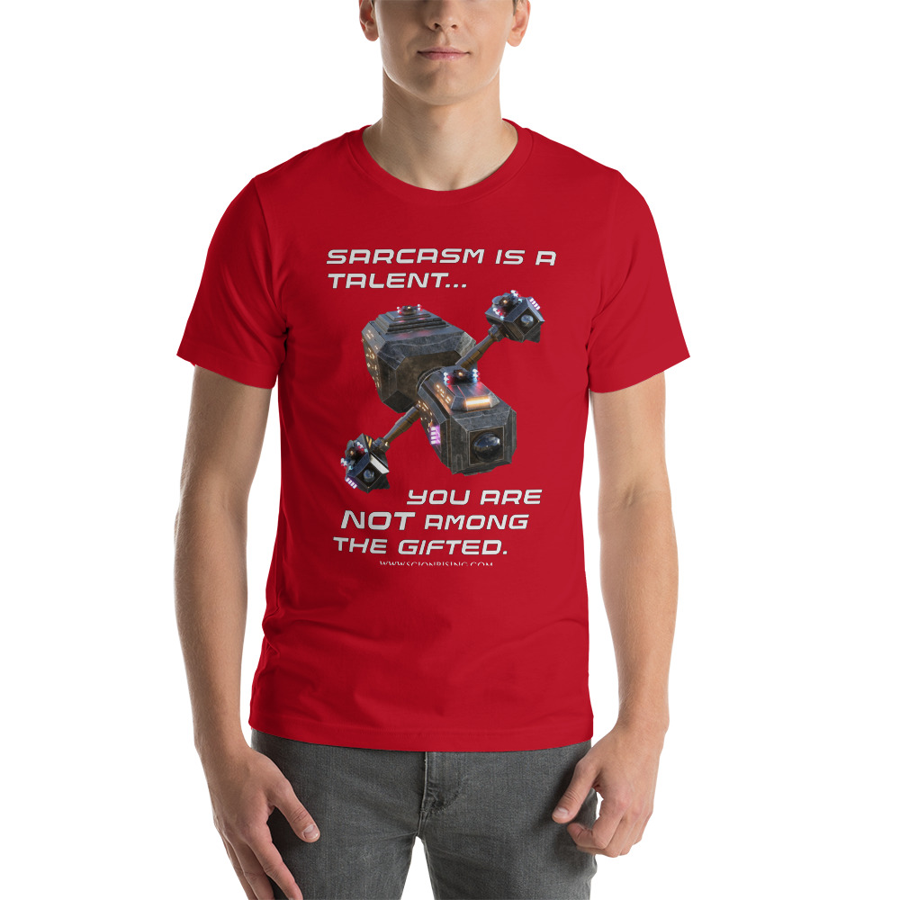 Sarcasm v1 T-shirt (Dark Colors) - Image 8